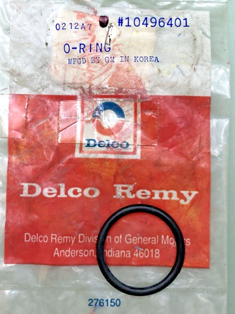 QTY 5 NEW GENUINE DELCO REMY 10496401 O, Ring 1987-1993 GM