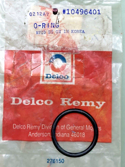 QTY 5 NEW GENUINE DELCO REMY 10496401 O, Ring 1987-1993 GM
