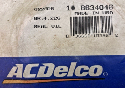 NEW GENUINE ACDELCO 8634046 SEAL, AUTOMATIC TRANSMISSION OIL PUMP, 1982-1990 GM