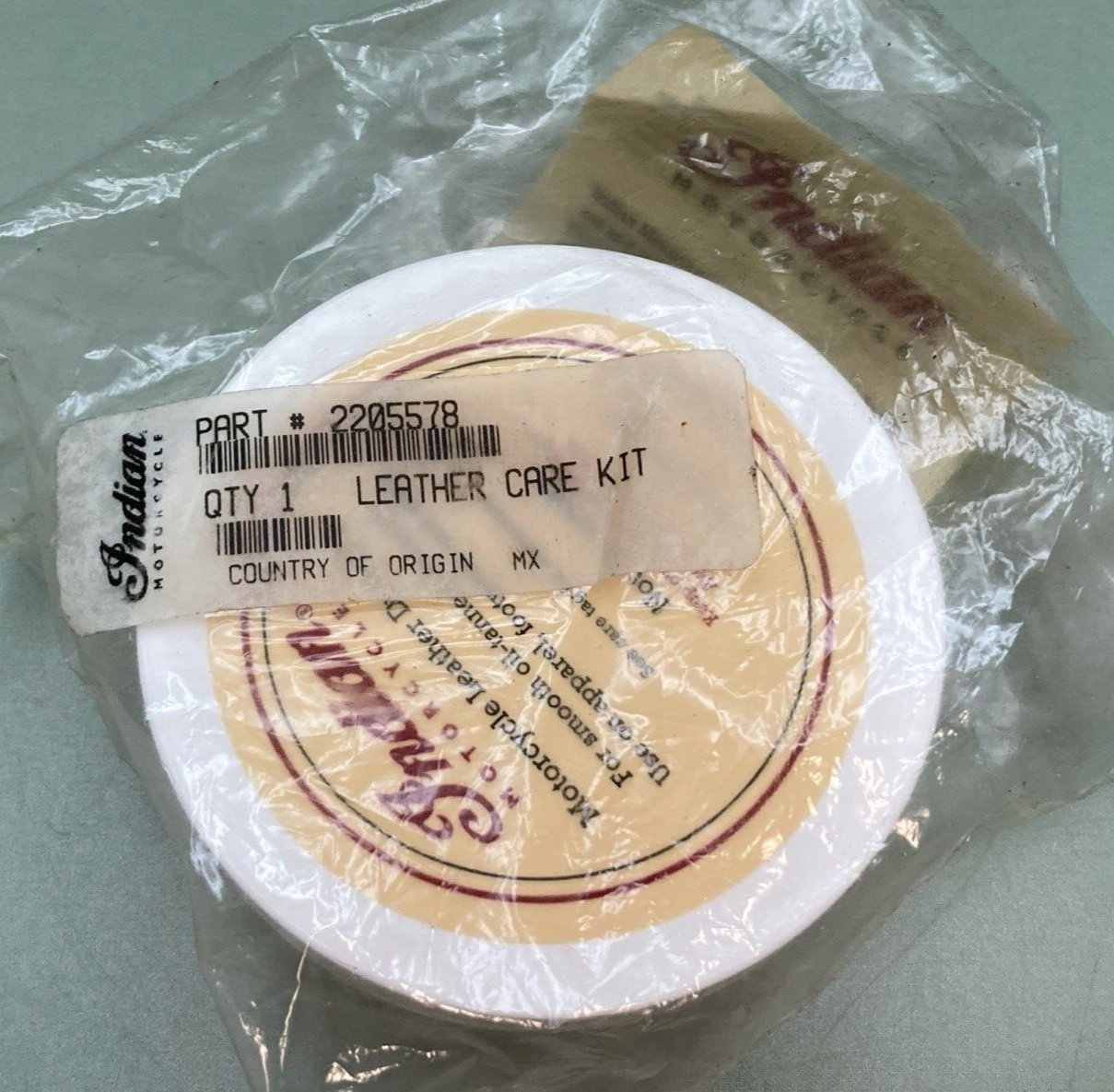 NEW GENUINE INDIAN MOTORCYCLE LEATHER DRESSING