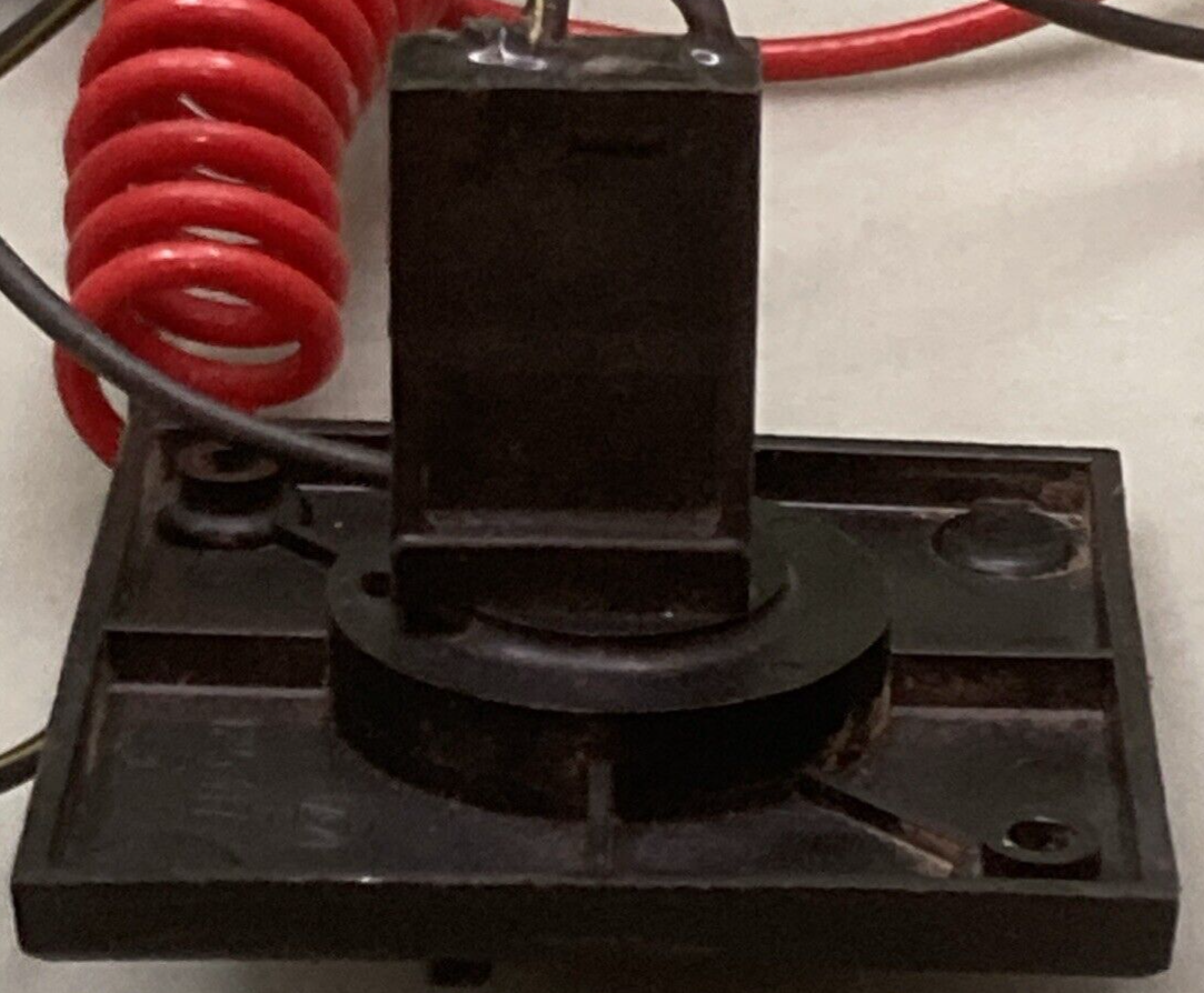 GENUINE EVINRUDE JOHNSON OMC 125317 PLATE & CUT-OFF SWITCH BLACK W/ WIRING