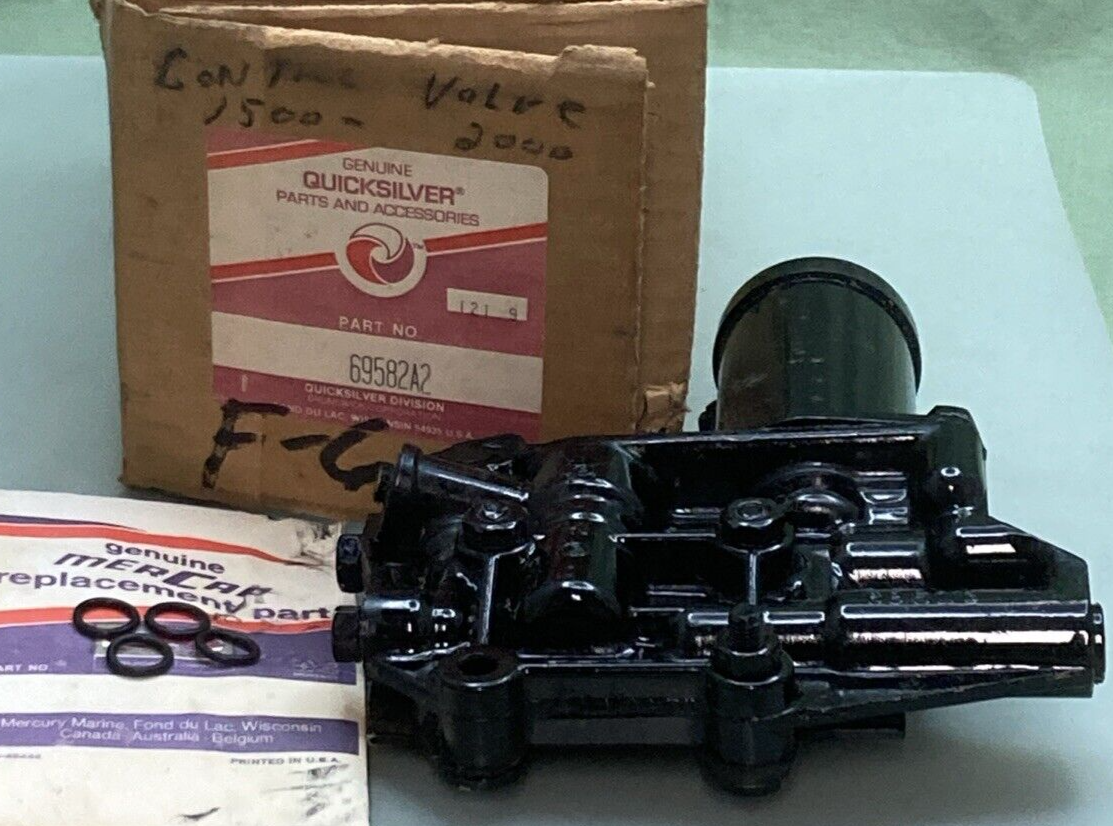 NEW GENUINE MERCURY 69582A2 CONTROL VALVE ASSEMBLY