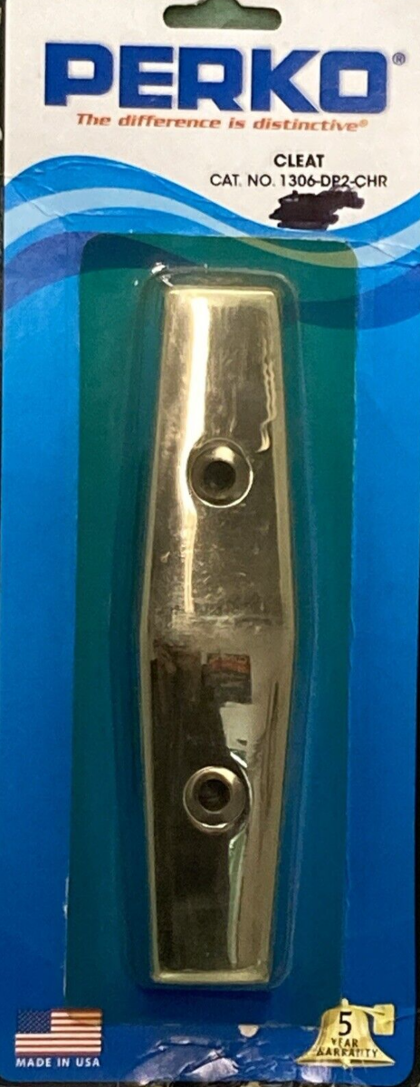 NEW GENUINE PERKO 1306-DP2-CHR CLEAT CHROME