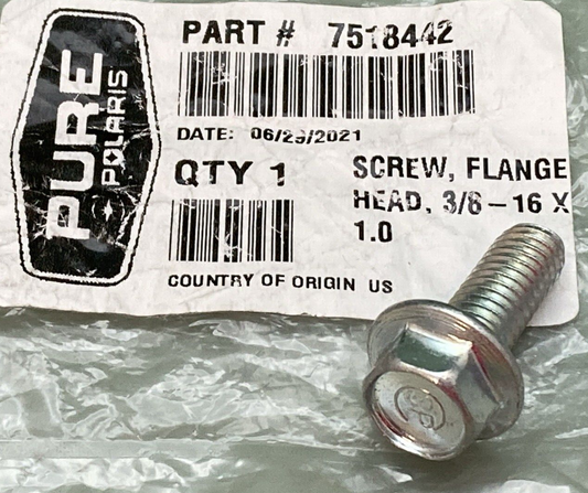 NEW GENUINE POLARIS 7518442 HEX BOLT