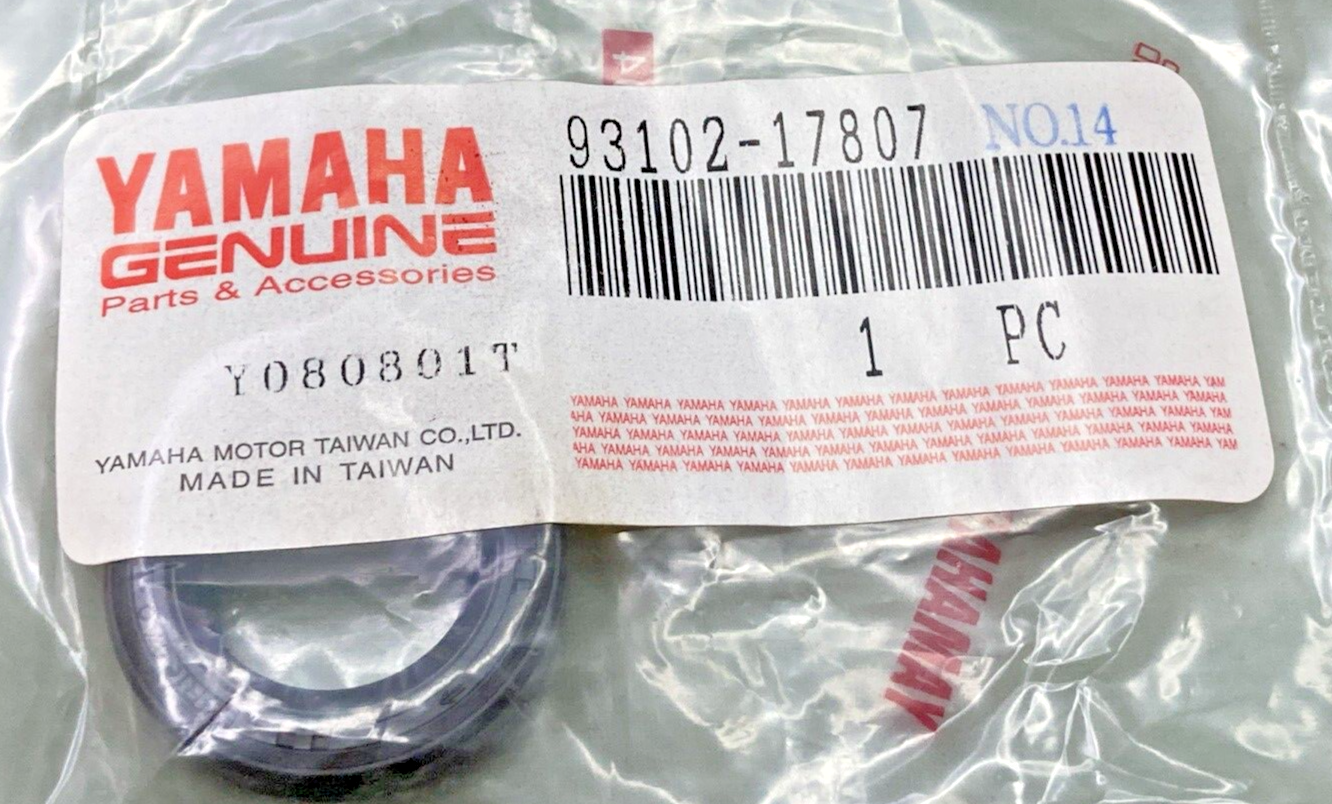 QTY 3 NEW GENUINE YAMAHA 93102-17807 OIL SEAL