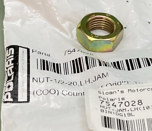 NEW GENUINE POLARIS 7547028 Nut, Lh, Jam