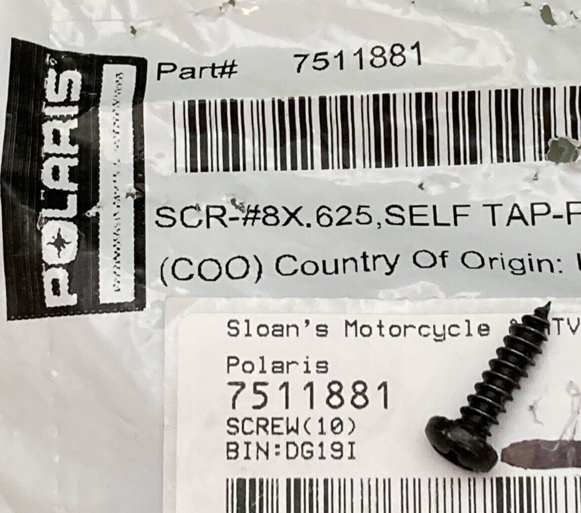 NEW GENUINE POLARIS 7511881 SCREW