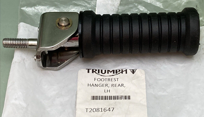 NEW GENUINE TRIUMPH T2081647 Rear Footrest Hanger, Lh