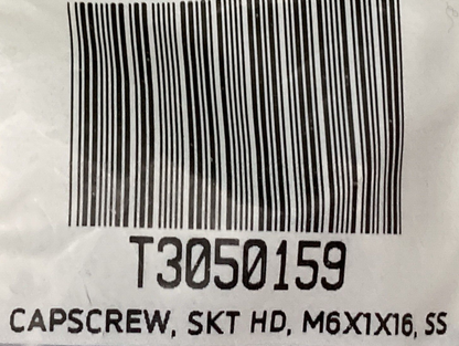 NEW GENUINE TRIUMPH T3050159 Capscrew, Skt Hd, M6X1X16, Ss