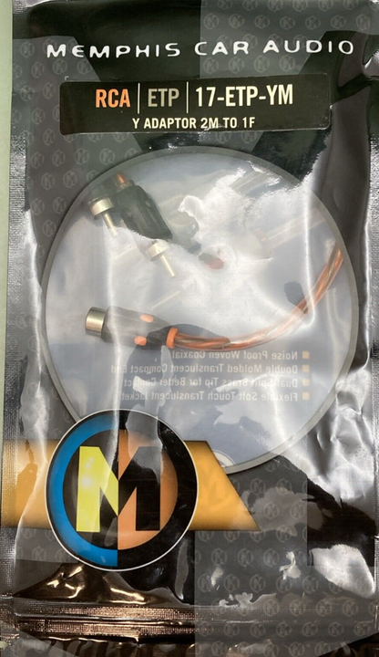 NEW GENUINE MEMPHIS AUDIO 17-ETP-YM  17' 6-Channel Ultra Twisted Interconnect