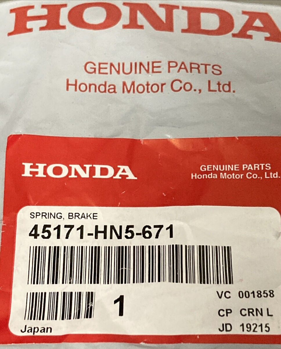 NEW GENUINE HONDA 45171-HN5-671 Spring, Brake
