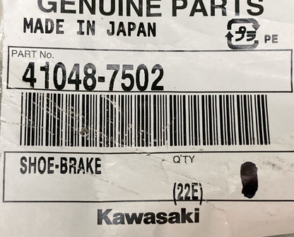NEW GENUINE KAWASAKI 41048-7502 Shoe - Brake