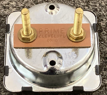 NEW PRIME 02000S AMMETER 0-30 DC W/ MOUNTING HARDWARE & INSTRUCTIONS