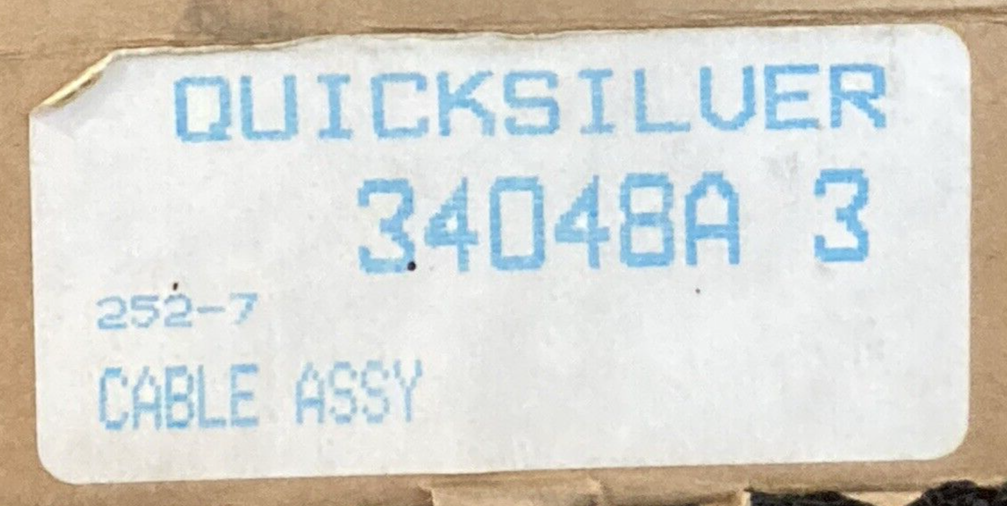 NEW GENUINE QUICKSILVER 34048A3 CABLE ASSEMBLY