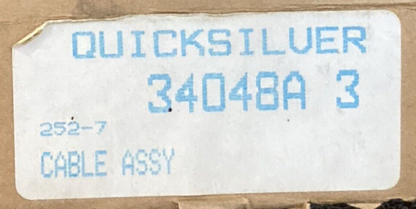 NEW GENUINE QUICKSILVER 34048A3 CABLE ASSEMBLY