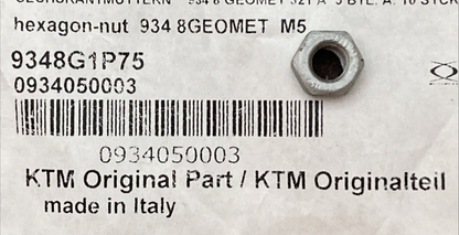 NEW GENUINE KTM 0934050003 Hexagon Nut DIN0934 - M 5