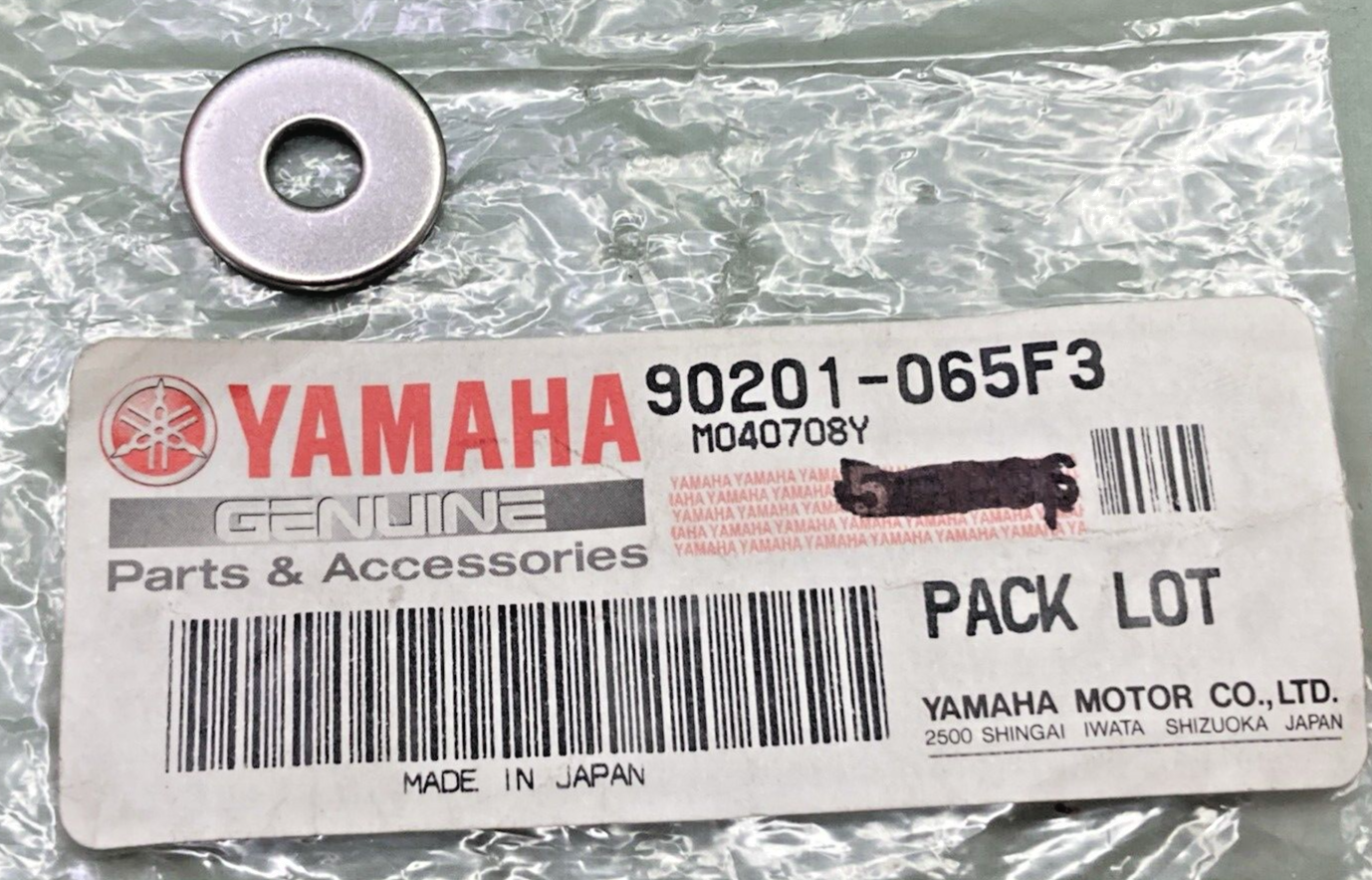 QTY 3 NEW GENUINE YAMAHA 90201-065F3 WASHER, PLATE