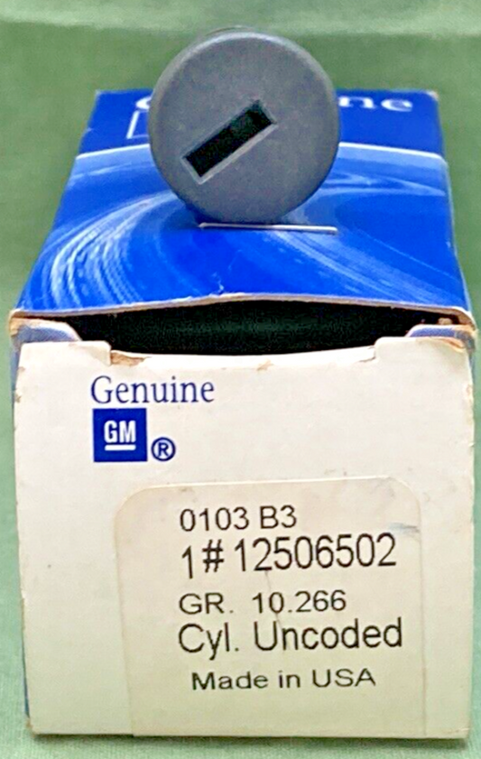 NEW GENUINE GM 12506502 CYLINDER, INSTRUMENT PANEL COMPARTMENT DOOR LOCK UNCODE