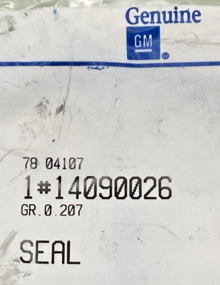 NEW GENUINE GM 14090026 SEAL, ENGINE FRONT COVER