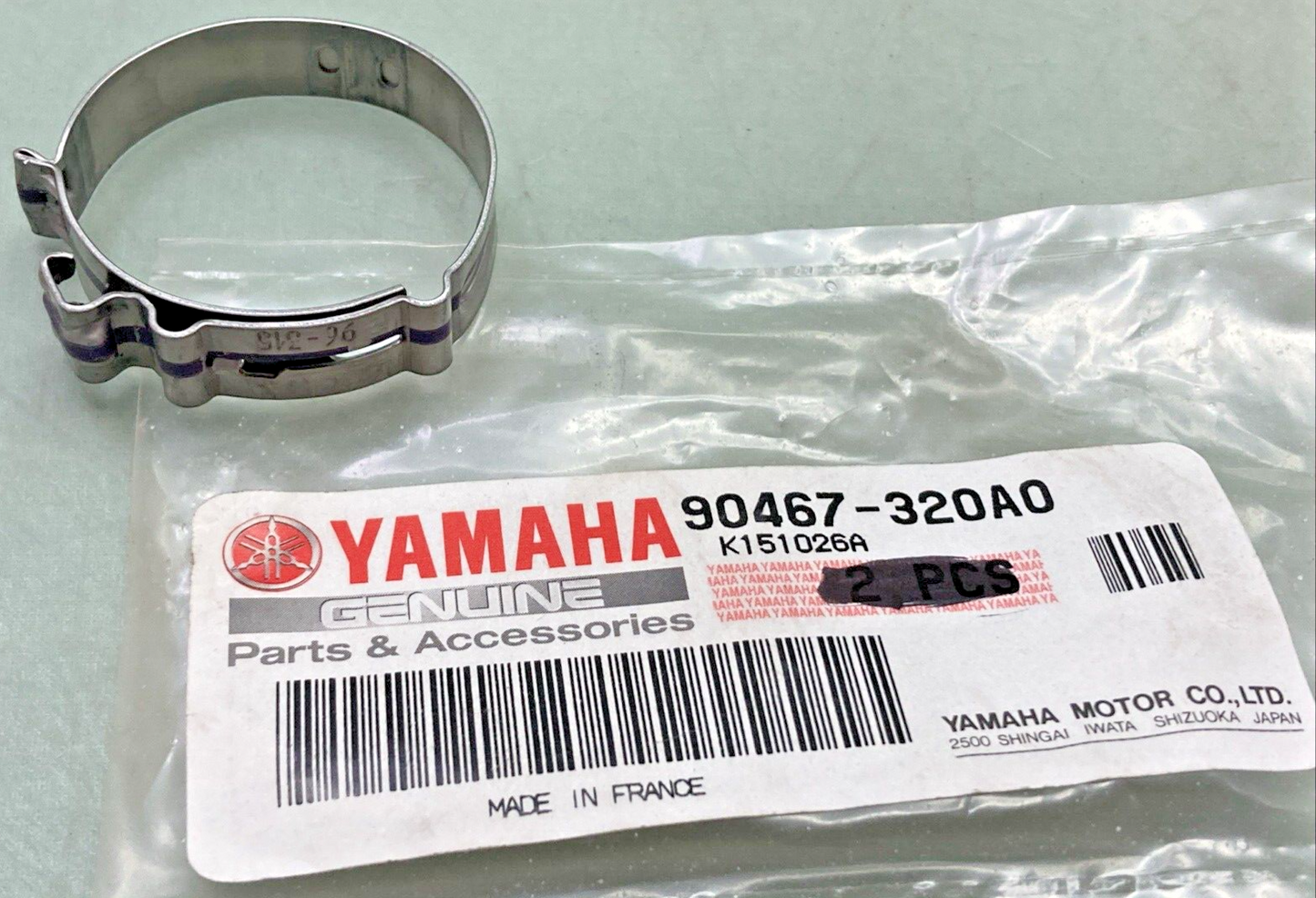 QTY 2 NEW GENUINE YAMAHA 90467-320A0 CLIP