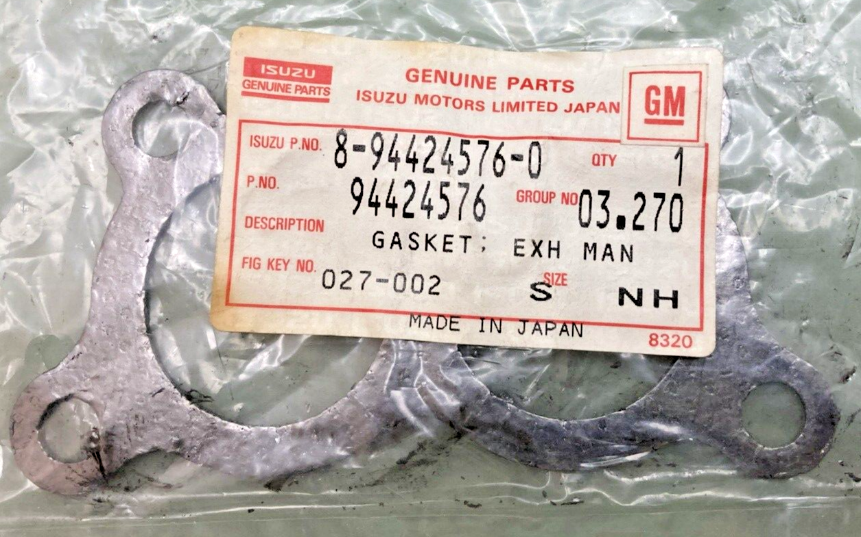 NEW GENUINE IZUZU 8-94424576-0 EXHAUST MANIFOLD GASKET, GM 94424576