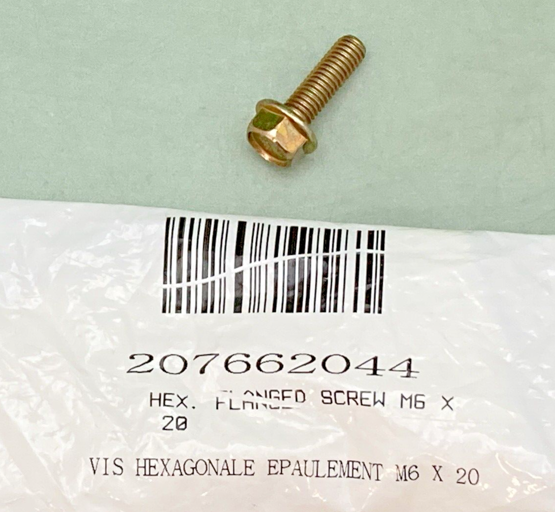 QTY 2 NEW GENUINE CAN-AM 207662044 Hex. Flanged Screw M6 X 20