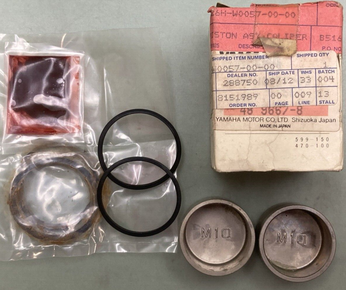 NEW GENUINE YAMAHA 26H-W0057-00 CALIPER PISTON KIT FRONT BRAKE