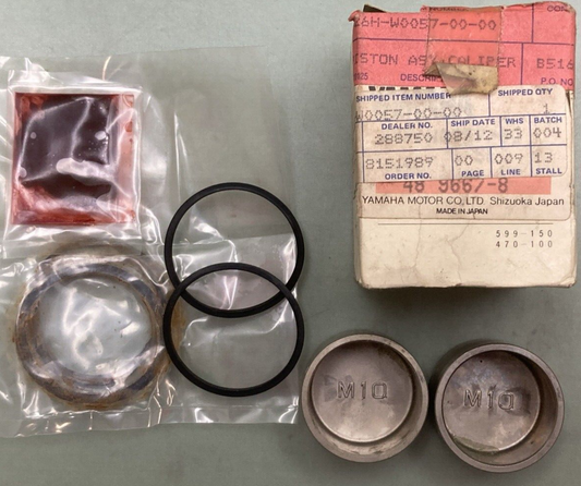 NEW GENUINE YAMAHA 26H-W0057-00 CALIPER PISTON KIT FRONT BRAKE