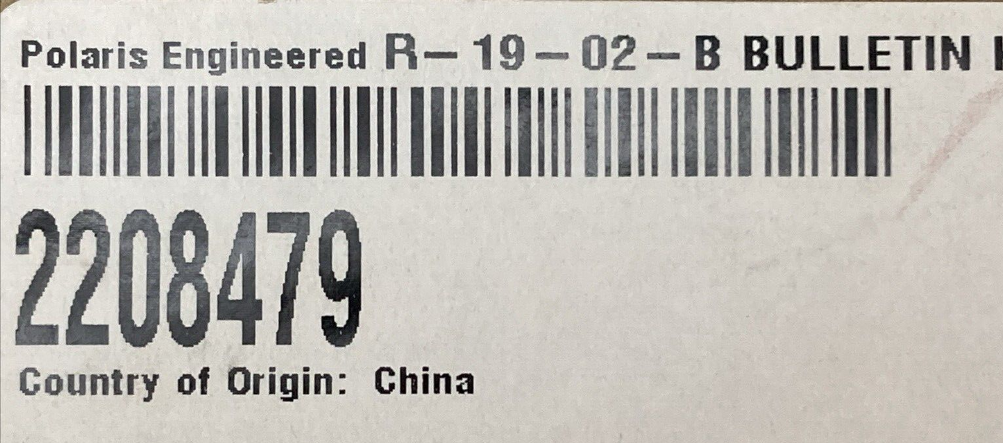 NEW GENUINE POLARIS 2208479 R-19-02-B Bulletin K