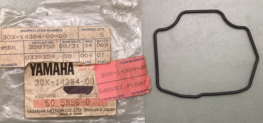 NEW GENUINE YAMAHA 30X-14384-00 GASKET FLOAT CHAMBER