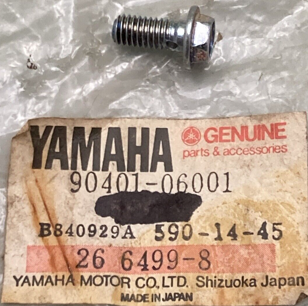 NEW GENUINE YAMAHA 90401-06001 BOLT UNION CYLINDER HEAD