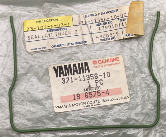 NEW GENUINE YAMAHA 371-11356-10 SEAL CYLINDER 2 U.R. GREEN