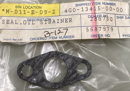 NEW REPLACES YAMAHA 4G0-13415-00 SEAL OIL STRAINER