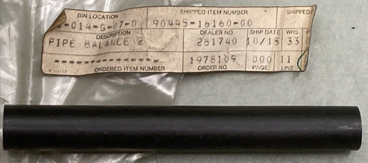 NEW REPLACES YAMAHA 90445-16160-00 PIPE BALANCE HOSE CYLINDER DECOMPRESSION