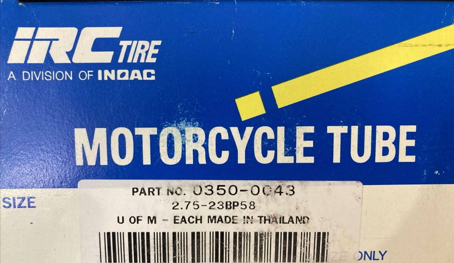NEW GENUINE IRC 0350-0043 TUBE 275/300-23 - TR-4