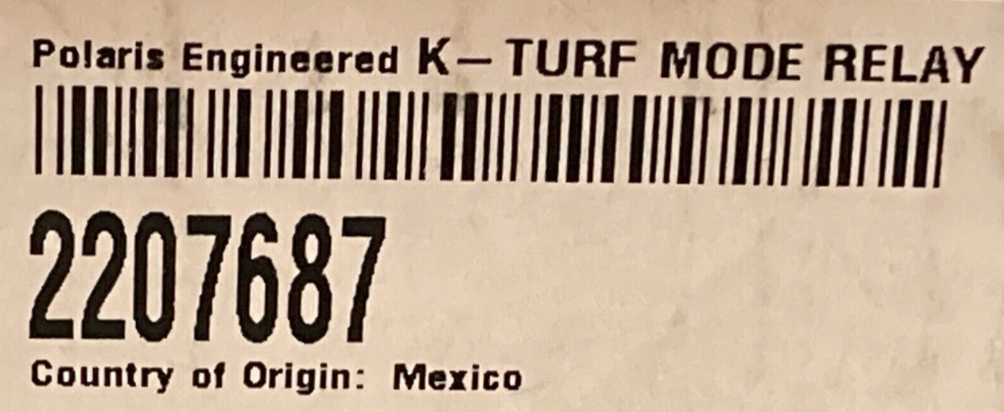 NEW GENUINE POLARIS 2207687 K-TURF Mode Relay