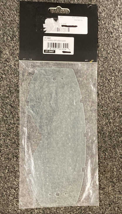 NEW GENUINE FLY RACING 37-5407  Roll-Off Lens CLEAR 19