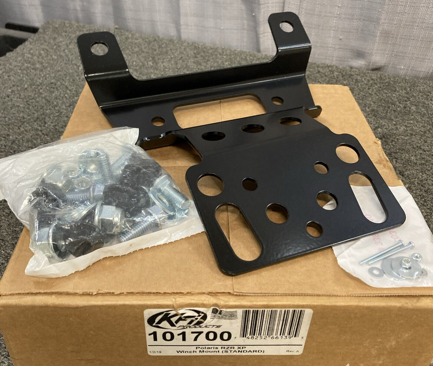 NEW GENUINE KFI 101700 WINCH MOUNT STANDARD INCOMPLETE KIT
