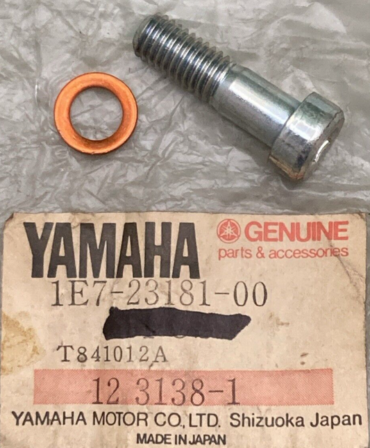 NEW GENUINE YAMAHA 1E7-23181-00 Bolt Hexagon Socket Head