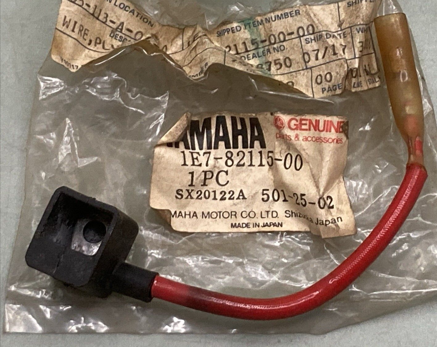 NEW GENUINE YAMAHA 1E7-82115-00 Wire Plus Lead