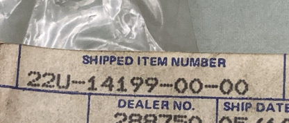 NEW GENUINE YAMAHA 22U-14199-00 GASKET CARBURETOR