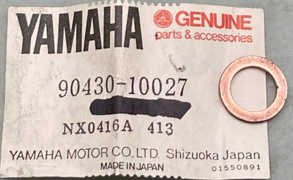 QTY 2 NEW GENUINE YAMAHA 90430-10027 GASKET CRANKCASE