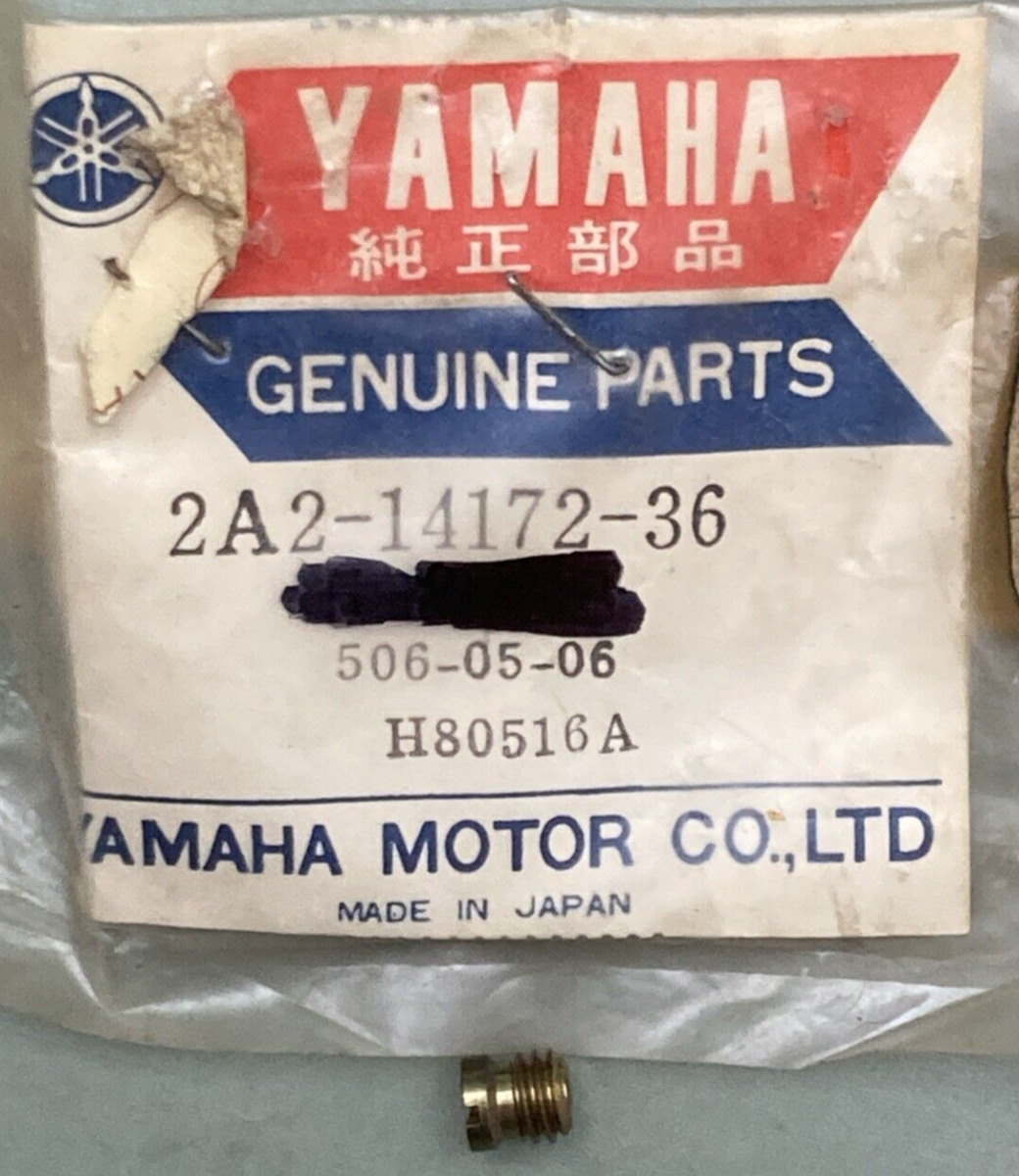 NEW GENUINE YAMAHA 2A2-14172-36 Pilot Jet #180