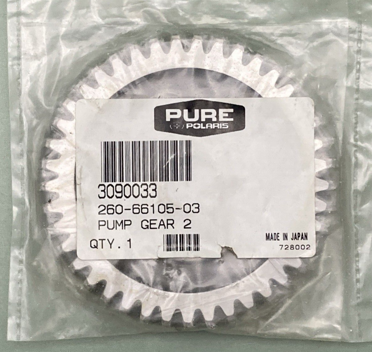 NEW GENUINE POLARIS 3090033 PUMP GEAR 2