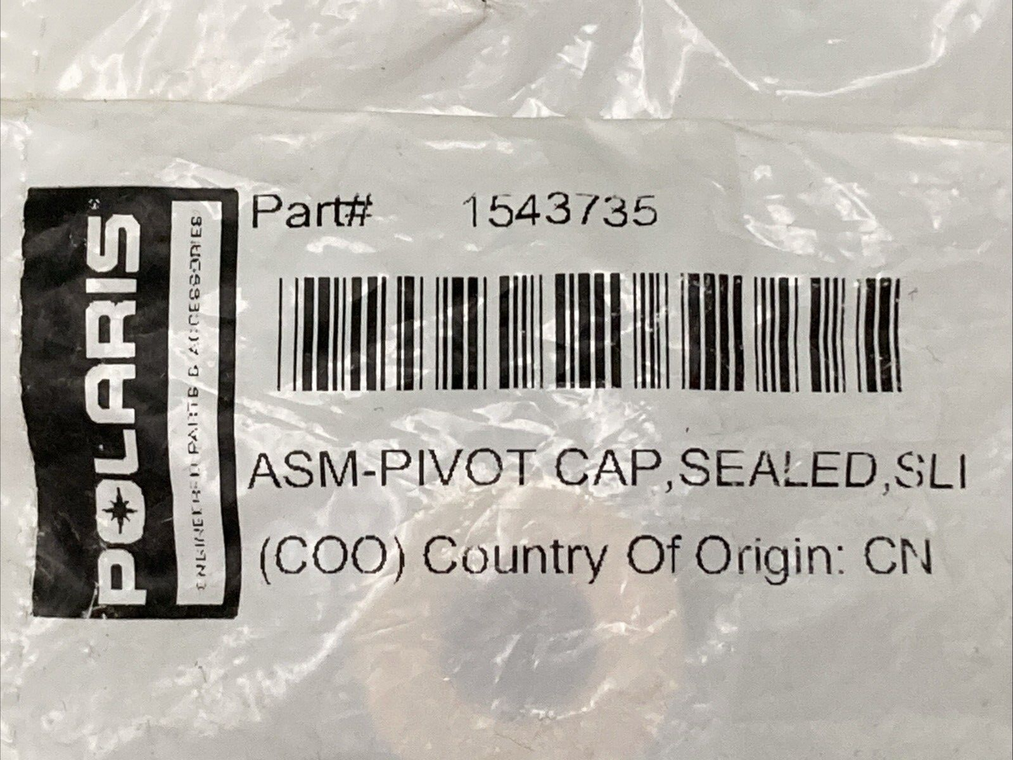 NEW GENUINE POLARIS 1543735 Asm - Pivot Cap, Sealed, Slim, M10