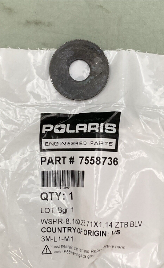 NEW GENUINE POLARIS 7558736 WSHR-8.15X23.71X1.14 ZTB BLV