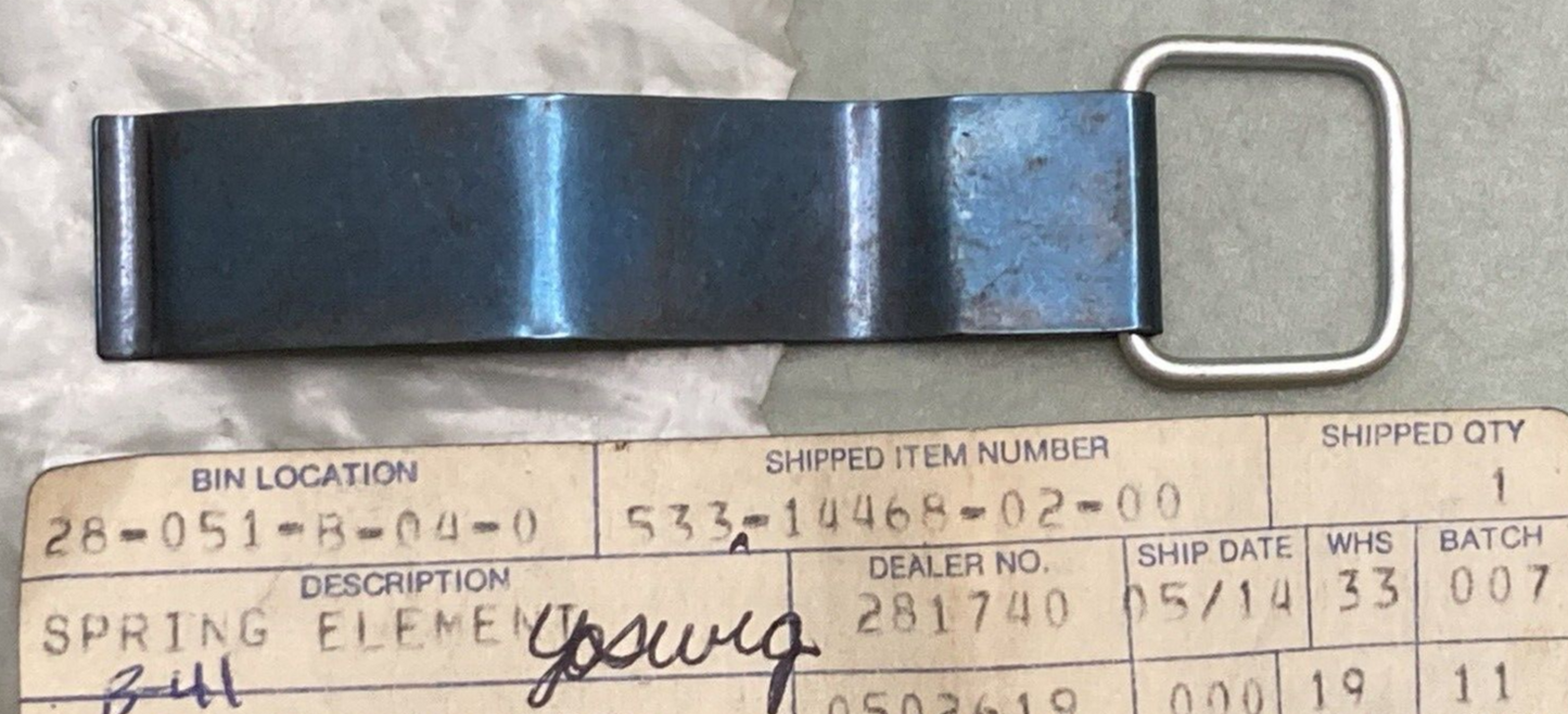 NEW REPLACES YAMAHA 533-14468-02 Plate Element Fitting