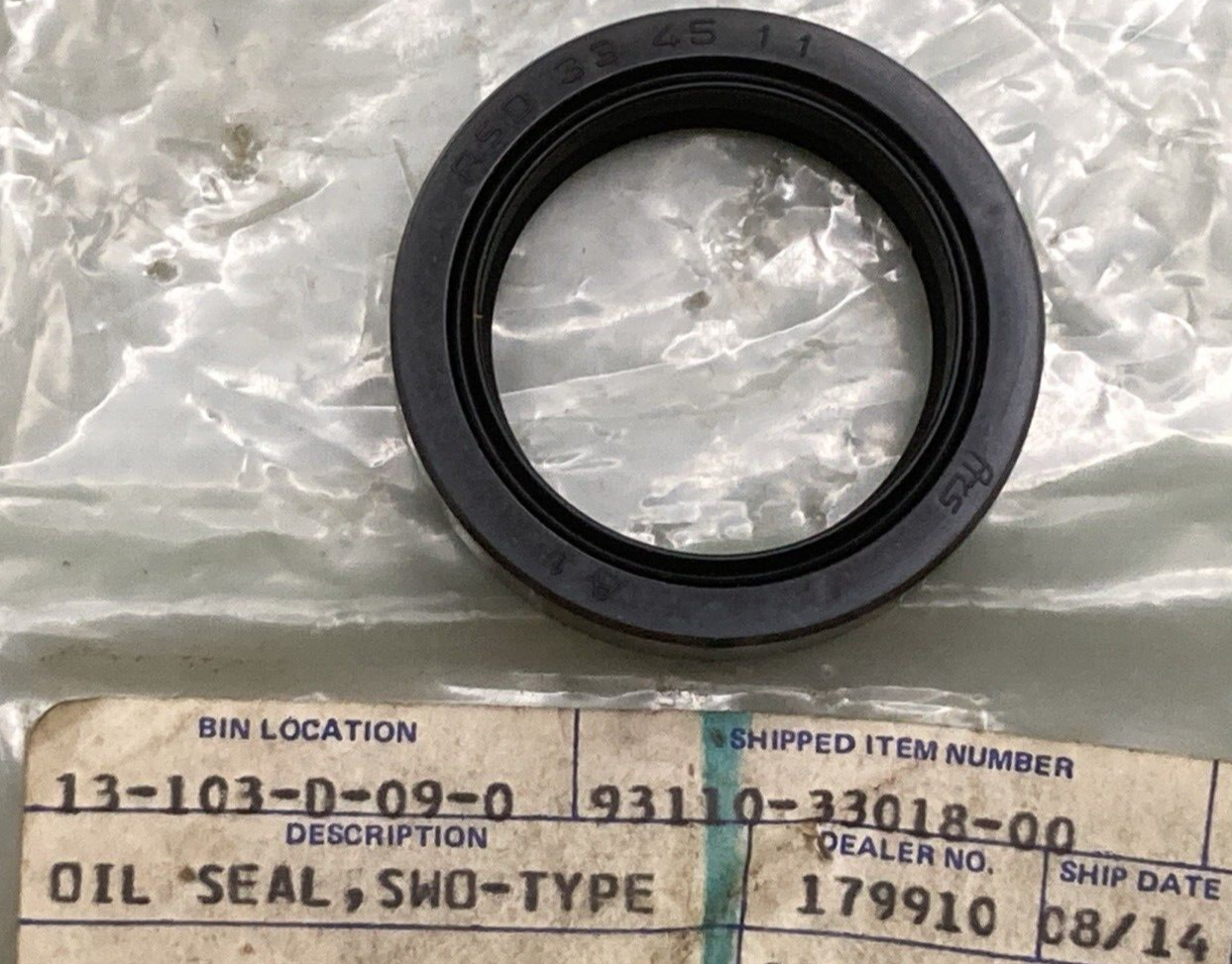 NEW REPLACES YAMAHA 93110-33018-00 SEAL SWO-TYPE FRONT FORK