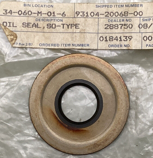 NEW REPLACES YAMAHA 93104-20068-00 Oil Seal So Type TRANSMISSION