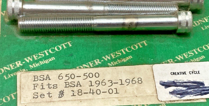 NEW GARDNER-WESTCOTT 18-40-01 SET FOR BSA 650-500 1963-1968